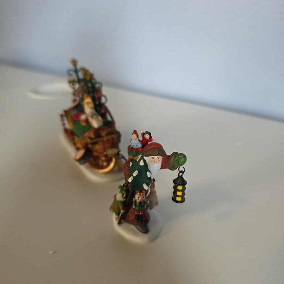 🎀SALE 🎀EUC Dept 56 "Father Christmas's Journey" Heritage Collection Vintage - Picture 8 of 10